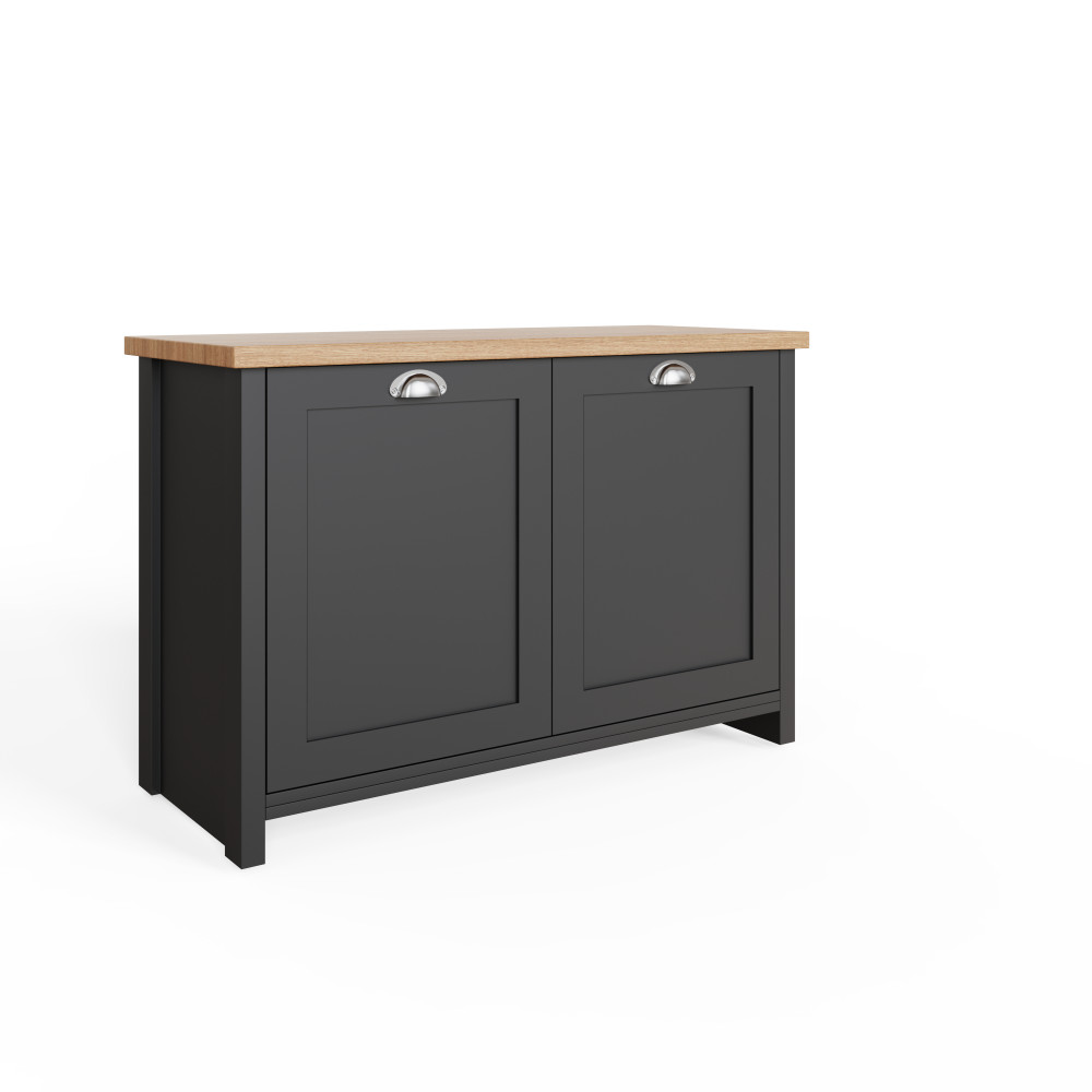 Fife Black Shoe Storage