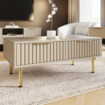 Bucannan Ivory 2 Drawer Coffee Table