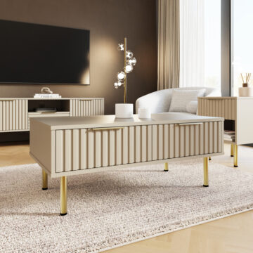 Bucannan Ivory 2 Drawer Coffee Table