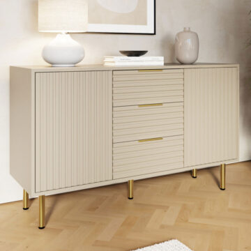 Bucannan Ivory 2 Door 3 Drawer Sideboard