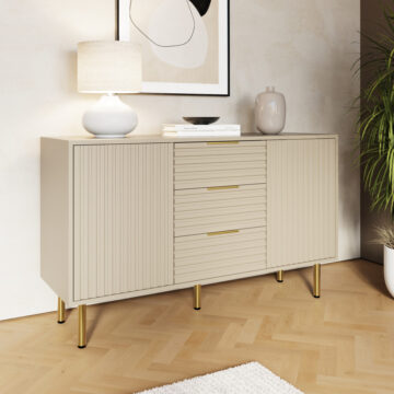 Bucannan Ivory 2 Door 3 Drawer Sideboard