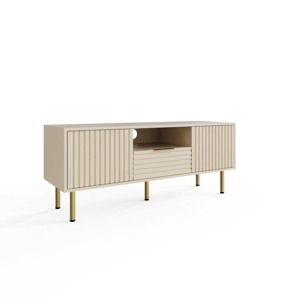 Bucannan Ivory 2 Door 1 Drawer TV Unit 120cm