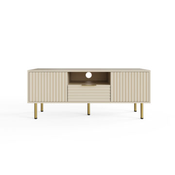Bucannan Ivory 2 Door 1 Drawer TV Unit 120cm