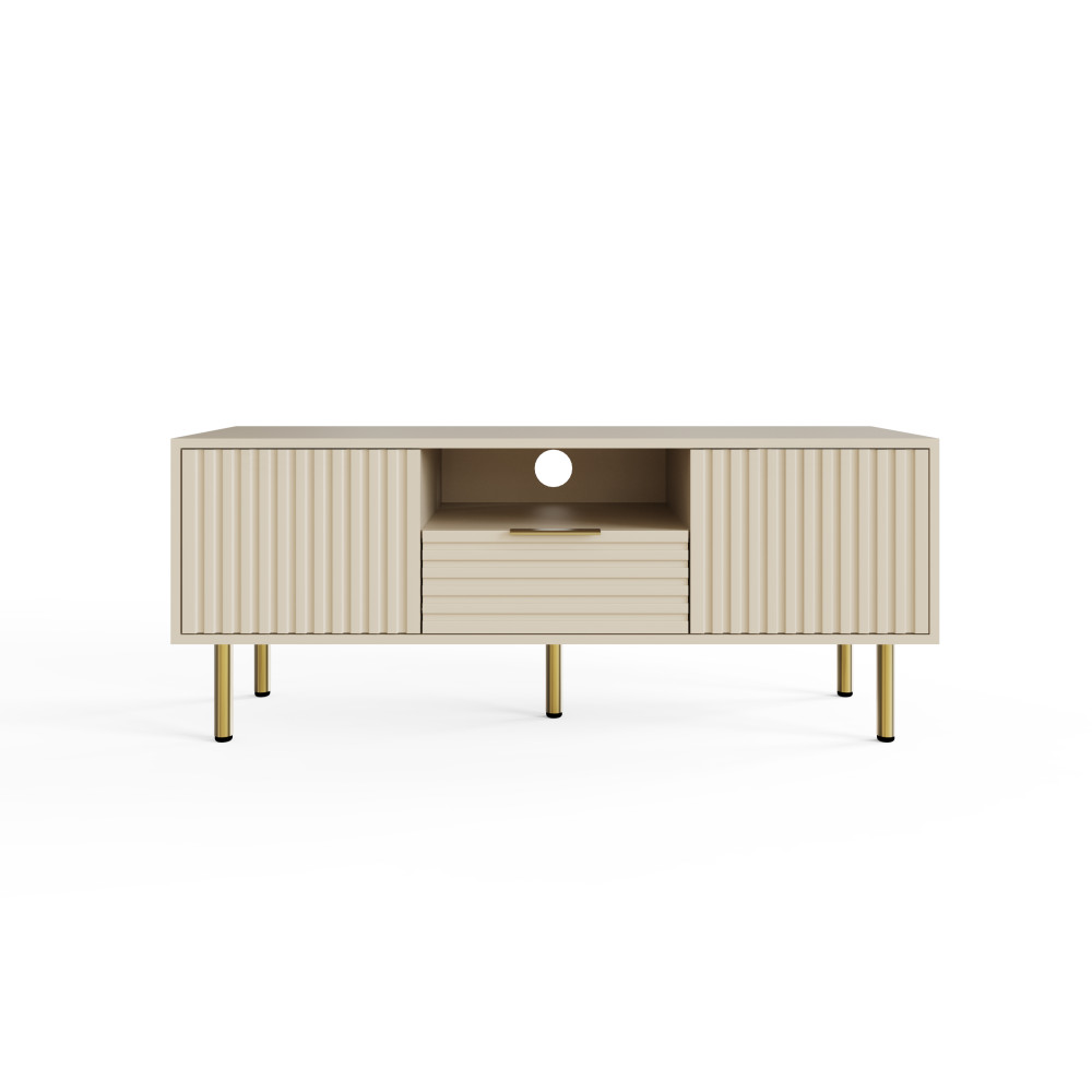 Bucannan Ivory 2 Door 1 Drawer TV Unit 120cm
