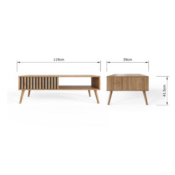 Seaford Coffee Table | Oak Finish