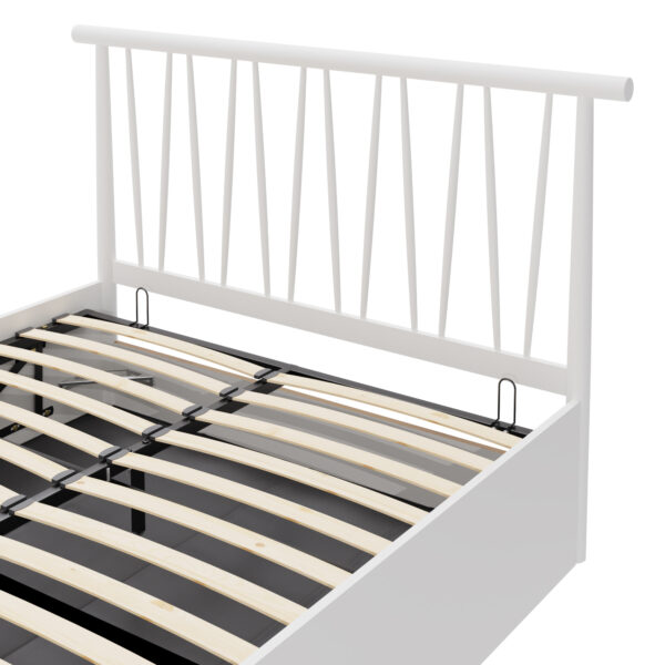 Henway 150cm Spindle Ottoman Bed - White | Assembly Required