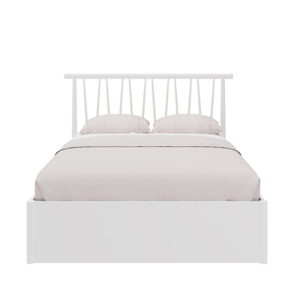 Henway 150cm Spindle Ottoman Bed - White | Assembly Required