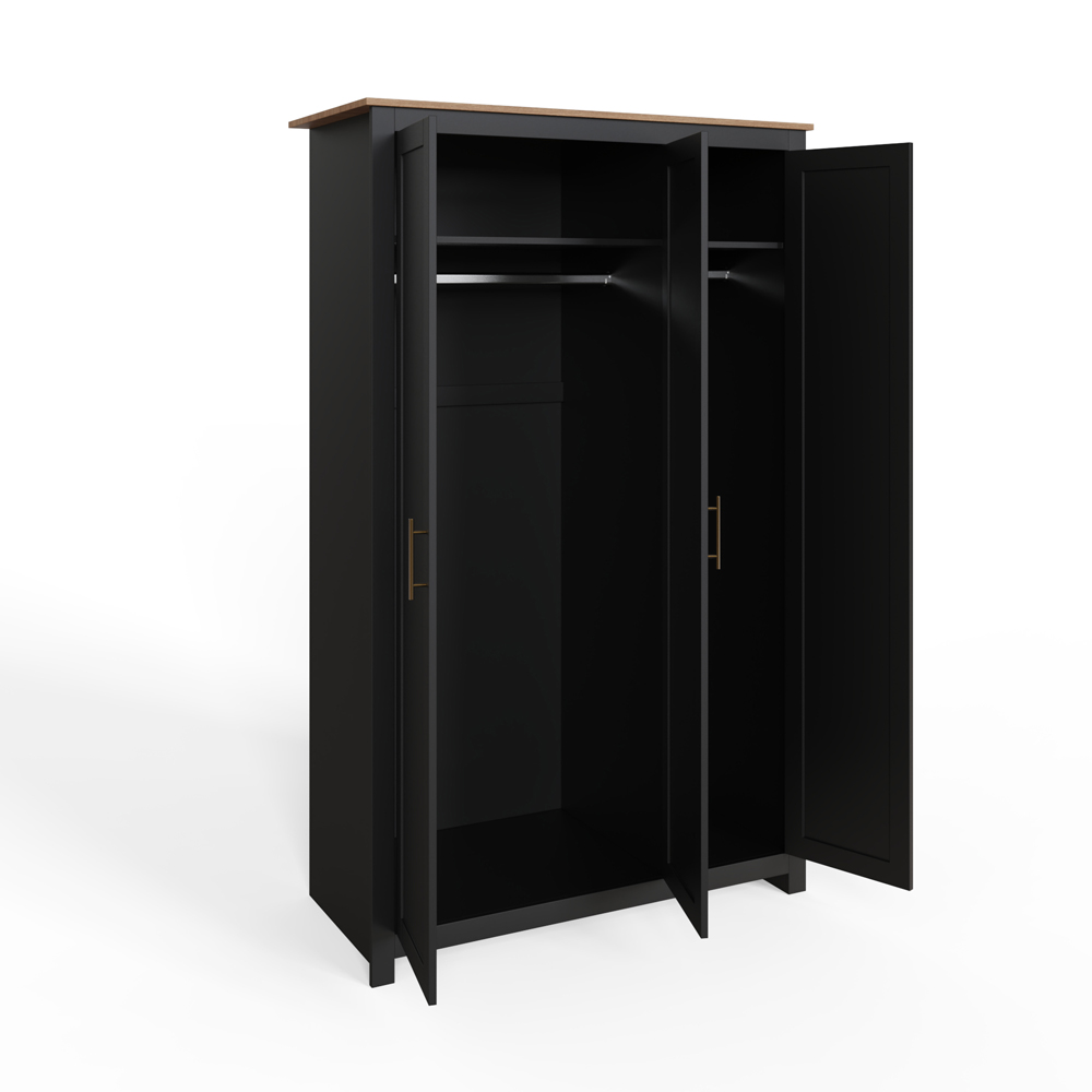 Fife Black 4 Piece Bedroom Set