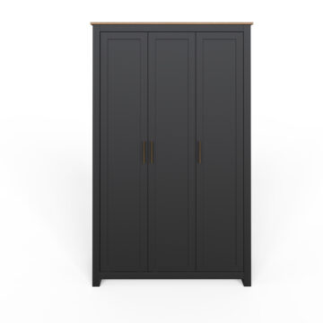 Fife Black 4 Piece Bedroom Set