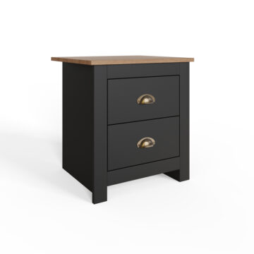 Fife Black 4 Piece Bedroom Set