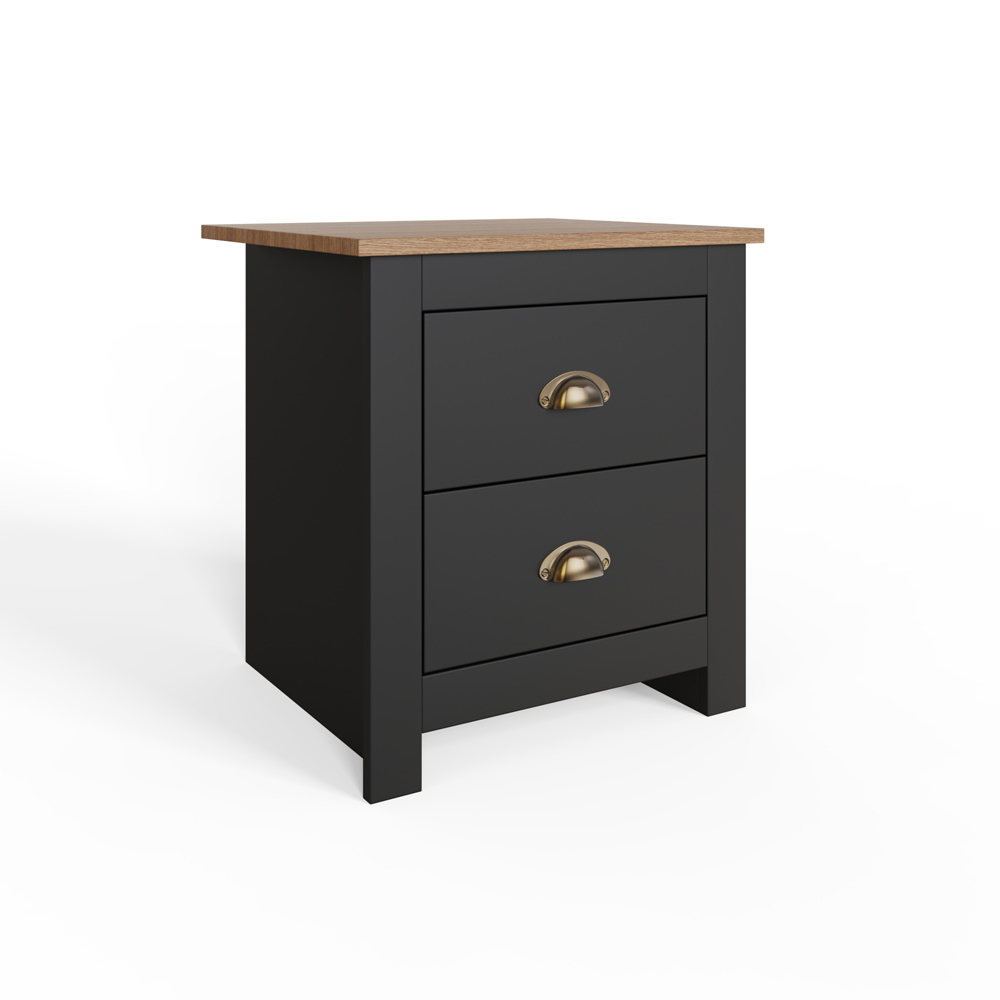 Fife Black 4 Piece Bedroom Set