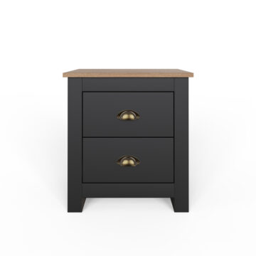 Fife Black 4 Piece Bedroom Set