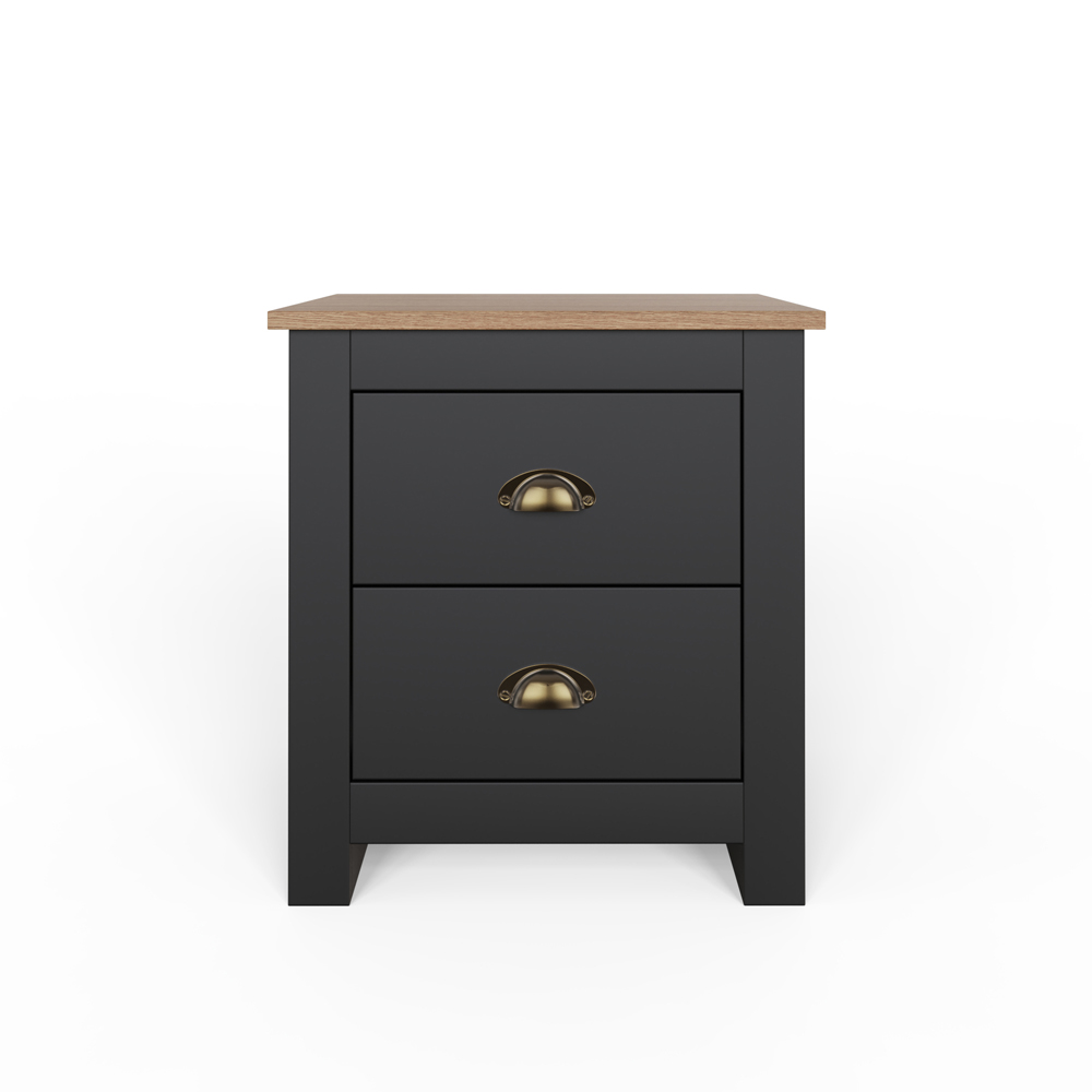 Fife Black 4 Piece Bedroom Set