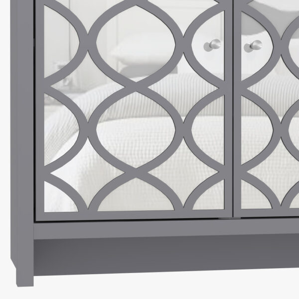 Orianna 2 Door Sideboard - Grey | Assembly Required