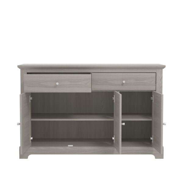 Salude Large Sideboard - Grey | Assembly Required