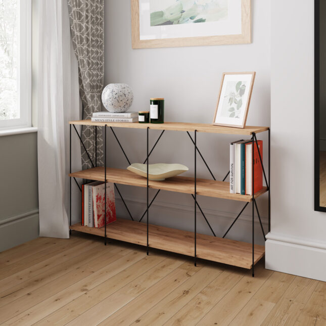 Chantelle Cube Rack 4 x 2 | Oak World