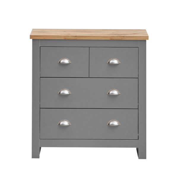 Leigh Grey Chest of 4 Drawers | Assembly Required