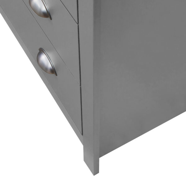 Leigh Grey Chest of 4 Drawers | Assembly Required
