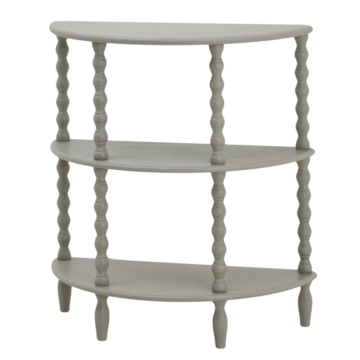 The Merebrook Collection Half Moon 3 Tier Table