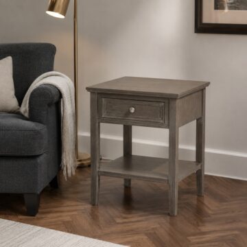 The Nurelle Collection One Drawer Side Table