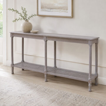 The Nurelle Rattan Collection Large Console Table
