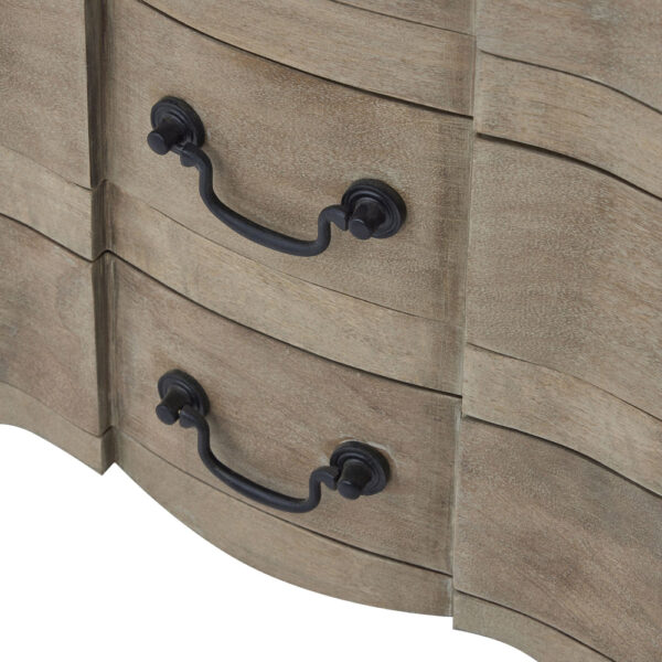 Branford Collection 3 Drawer Bedside Table | Fully Assembled