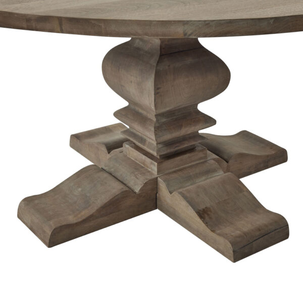 Branford Collection Round Pedestal Dining Table | Self Assembly