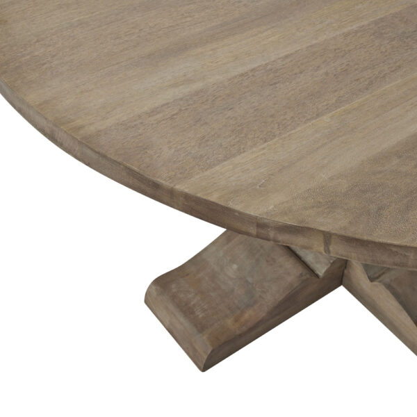 Branford Collection Round Pedestal Dining Table | Self Assembly