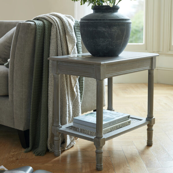 The Nurelle Rattan Collection Side Table | Self Assembly