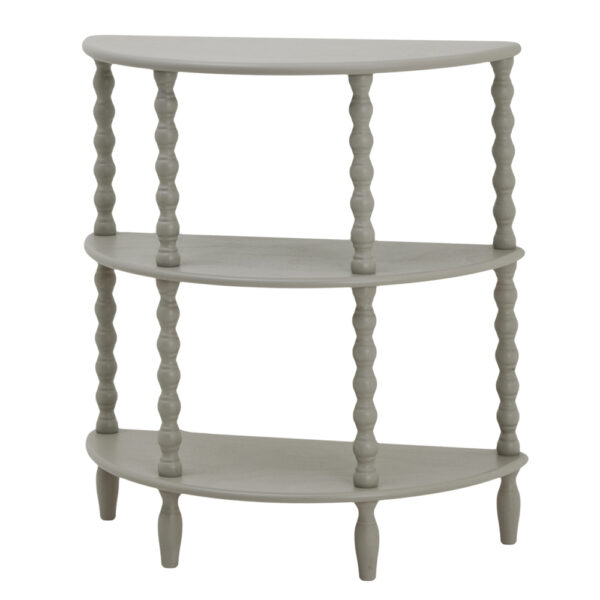 The Merebrook Collection Half Moon 3 Tier Table | Self Assembly