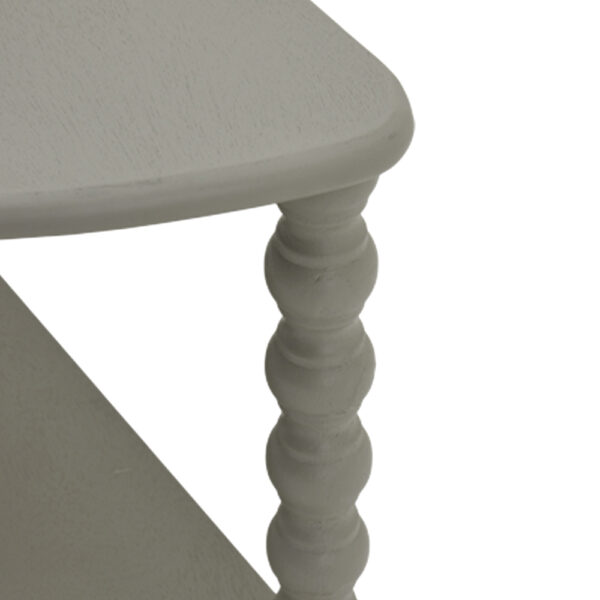 The Merebrook Collection Half Moon 3 Tier Table | Self Assembly