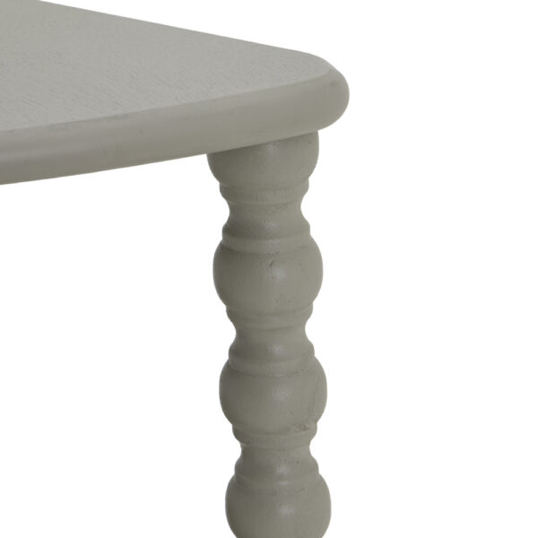 The Merebrook Collection Half Moon 3 Tier Table | Self Assembly