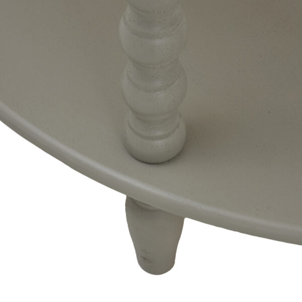 The Merebrook Collection Half Moon 3 Tier Table | Self Assembly