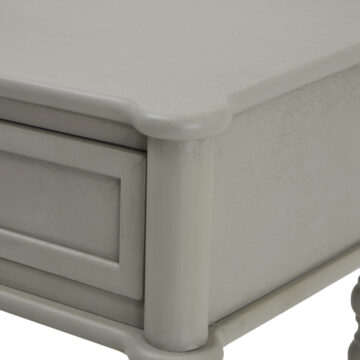 The Merebrook Grey 2 Drawer Console Table