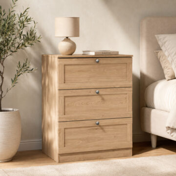 Bronte Chest with 3 Frame Drawers in Jackson Hickory