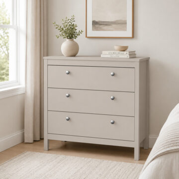 Ronda Chest 3 Drawers in Cashmere