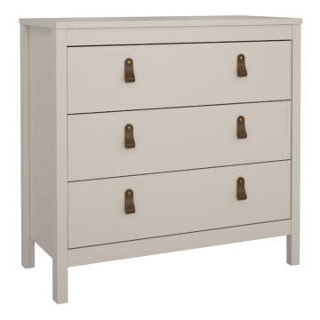 Seville Cashmere 3 Drawer Chest