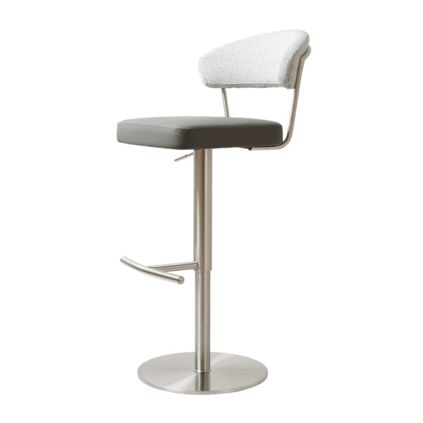 Stratus Premium Bar stool S/Steel Steel Grey Fusion