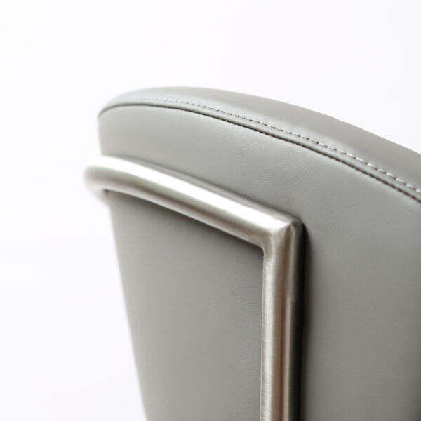 Stratus Premium Bar stool S/Steel Steel Grey PU