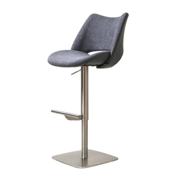 Contra Premium Bar stool S/Steel Fusion Slate Grey Bar stool