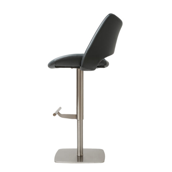 Contra Premium Bar stool S/Steel Slate Grey PU