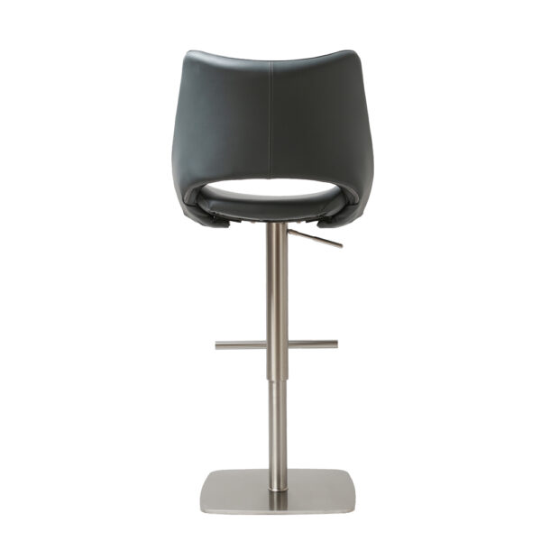 Contra Premium Bar stool S/Steel Slate Grey PU