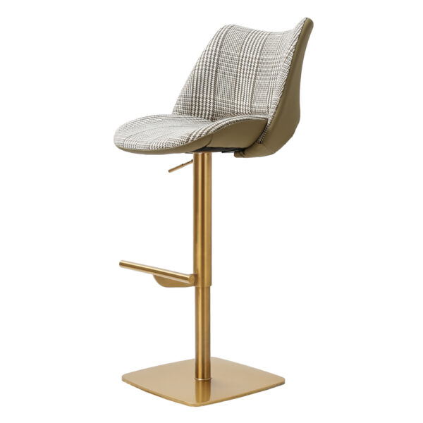 Contra Premium Bar stool Gold Olive Fusion