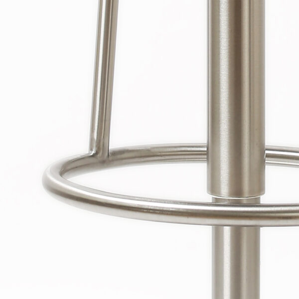 Vibon Premium   Bar stool S/Steel Silver Grey