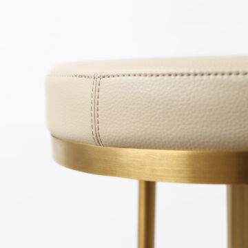 Vibon Premium  Bar stool Gold Barley PU