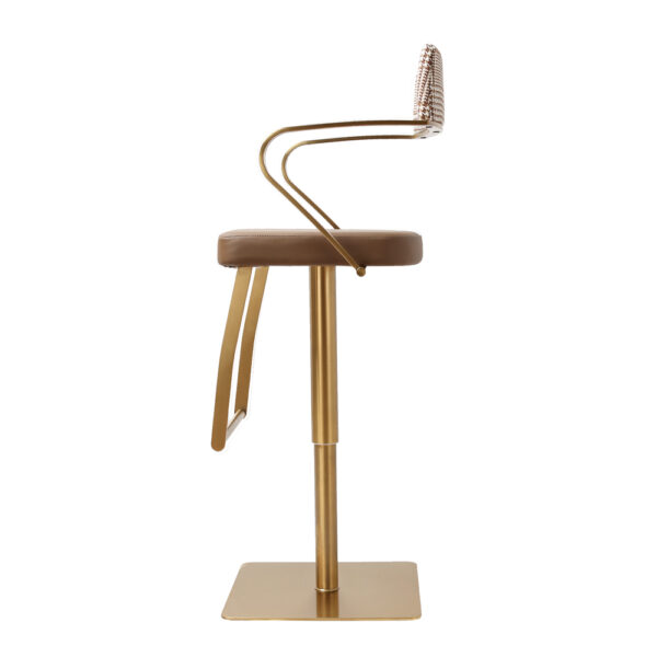 Tampa Premium Bar stool Gold Mocha Fusion
