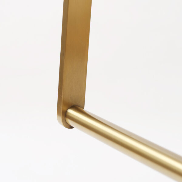 Tampa Premium Bar stool Gold Mocha PU