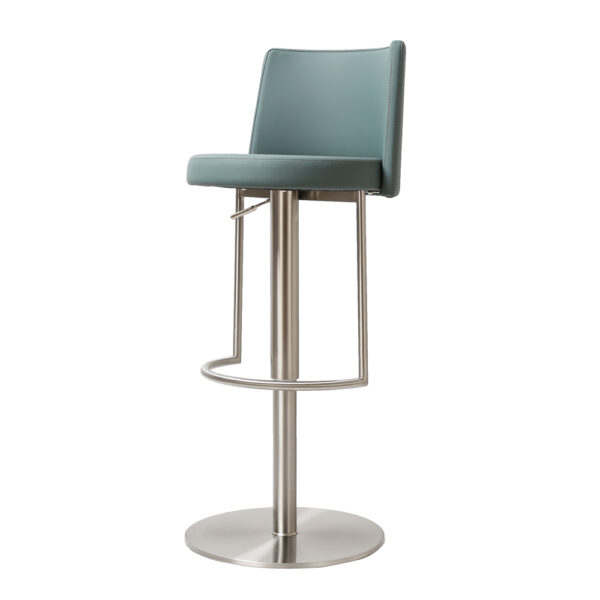 Celeb Premium Bar stool S/Steel Teal PU