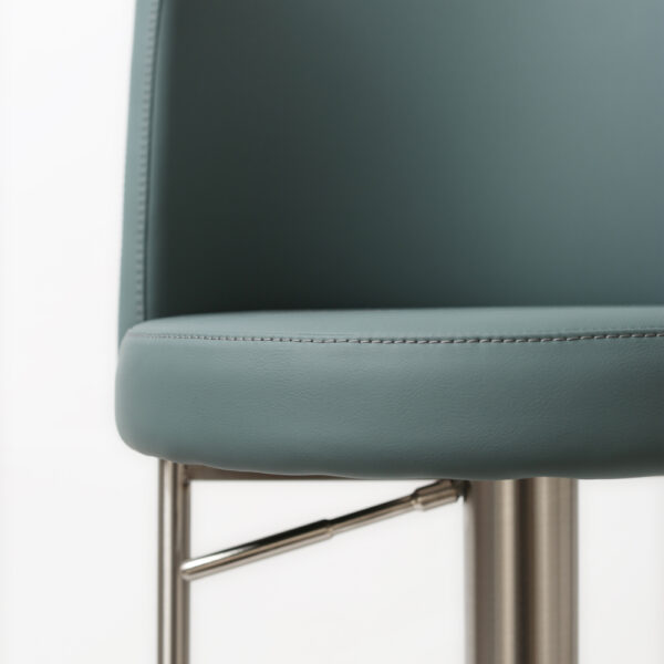 Celeb Premium Bar stool S/Steel Teal PU