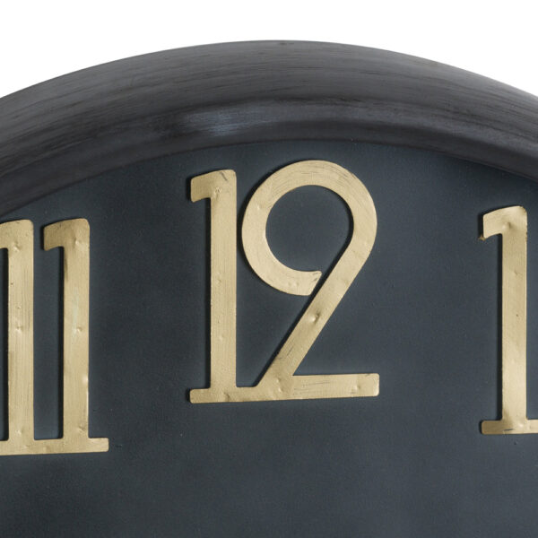 Soho Brass And Black Large Clock | no